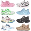 2023 Chaussures de course avec boîte Marques de luxe Chaussure Hommes Femmes Track 3 3.0 Chaussures de sport Baskets en cuir Baskets en nylon Imprimer Plate-forme Chaussures Baskets pour hommes Baskets d'extérieur