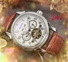 Popolare tourbillon meccanico da uomo orologio giorno data ora numeri digitali quadrante meccanico movimento automatico orologio Carica automatica Moda All the Crime Orologio da polso Regali