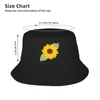 Berets Sonnenblume Eimer Hüte Panama Für Mann Frau Bob Hip Hop Fischer Sommer Strand Angeln Unisex Caps