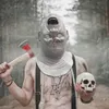 Nowy Halloween Odwróć maskę Old Man's Horror Zombie LaTex Bloody Scary Maska Rola Prezentacja Partia Dekoracja Partia Rola Role Play Play Props