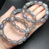 Bracelets à maillons en Labradorite naturelle, perles seau, breloques à la mode, bijoux en pierres précieuses personnalisés pour hommes et femmes, 1 pièces