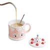 Mugs Cake Bear Ceramic Cup Nutritional Breakfast Coffee Studenter Man och kvinnlig stor kapacitet