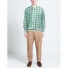 Casablanca Plaid långärmad skjorta tunn tryckta skjortor casual silkes hawaiian tshirt polo