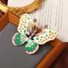 Brooches Exaggerated Design Butterfly Brooch Arrivals Spotted Insects Women's Coat Glaze Insect Corsage Pin Accessory