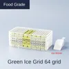 Bakning Mögel Ice Ball Storage Container Box 32/64/96 rutnät Plast med lock 2 i 1 Multi-Layer Kitchen Tools Accessories Tray