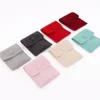 100Pcs Lot 3 Size Colorful Jewelry Packaging Pouches Chic Small Velvet Bags For Earings Necklace Luxury Jewellery Whole2870