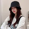 Basker koreansk stil hink hatt för kvinnor tvättade denim hattar unisex mode sol mössor hip hop gorros män panama mössa