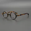 Vintage Anti-bleu lumière noir lunettes rondes cadre femmes rétro lunettes cadre hommes clair lentille lunettes oculaire unisexe Shades2674
