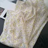 スカート女性の花のプリントハイウエストルーズプリーツレディーススプリングハーフドレス夏ファッション卸売2023