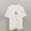 T-shirt di design AVV Nuovo pullover a maniche corte con stampa di lettere in schiuma 3D per uomo e donna T-shirt allentata per coppia Top in tinta unita