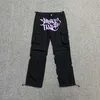 American High Street Hip Hop w stylu hip hopowym drukowaniem wielu kieszeni spodni skurczliwa męska i damska Casual Pants {kategoria}