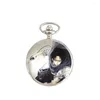 Pocket Watches Anime Attack på Titan Pendant Watch Clock Party Halsband Jewelry Cosplay Men and Women Fan Presents