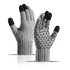 Winter Männer Gestrickte Handschuhe Touchscreen Hohe Qualität Männlichen Handschuh Verdicken Warme Wolle Kaschmir Solide Männer Nicht-slip Handschuhe Herbst