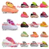 Jungen Damen Fußballschuhe Herren Zoomes Mercurial Superfly IX Elite FG Stollen Fußballschuhe Scarpe da Calcio Größe 35-45 EUR