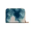 Top Designer Checker Flower printing Card Holder Wallet Men Women Short Wallets Graffiti Leather Woman Purse Fashion Credit Card Cardholder Man Coin Purses #061