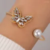 Strand feminino ouro minimalista pulseira estrela lua cristal borboleta concha pulseiras vintage ajustável acessórios de mão jóias presente