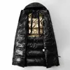 Women's Down Parkas Broken Size Clothing 2023 Autumn/winter White Goose 440g Black Gold Extended Coat Fashion Hooded Women