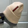 Luxe mutsen designer hoed Effen kleur Winter Bean mannen en vrouwen Modeontwerp gebreide hoeden herfstwollen pet letter jacquard unisex warme schedelhoed