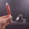 Nouveau design Sherlock Congelable Glycérine Bobine Verre Brûleur À Huile Tuyau Bong 4 En 1 Épais Pyrex Fumer Tuyaux D'eau avec 30mm Boule Tuyau De Brûleur À Huile