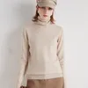 Kadın Sweaters Pure Yün Yuranda Kazak Kazmora Örme Külot Kış Basic Kadın Yumuşak Gömlek Jumper için Basic 10 Renk