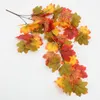 Dekorativa blommor Simulering Vine Harvest Festival Halloween Autumn Decoration Artificial Wall Hanging Decor Fake Plants