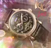 Popolare tourbillon meccanico da uomo orologio giorno data ora numeri digitali quadrante meccanico movimento automatico orologio Carica automatica Moda All the Crime Orologio da polso Regali