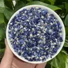 Figurine decorative Sodalite naturale lucidata Chip Stone Blu Ghiaia Giardino Acquario Cristalli Reiki Healing Energy Decorazione della casa Regali