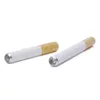 Metal Tobacco Herb Smoking Pipes One Hitter Pocket Portable Steel Hand Pipe Smoke Puff Cigarette Tube Device Aluminium Alloy