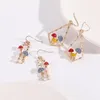 Boucles d'oreilles pendantes en forme de champignon pour femmes, Unique, fleur de Rose, accessoires pour femmes, bijoux géométriques à la mode, cadeau tendance 2023