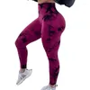 Leggings Femmes Tie Dye Femmes Haute Élasticité Sans Couture Casual Sports Yoga Pantalon Femme Booty Taille De Levage Sexy Push Up Leggins