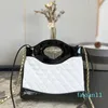 Lyxdesigner handväskor kedja crossbody väska lack skin skal totes läder plånbok telefon mode lady axel väska c brev handväska