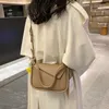 Borsa a tracolla piccola quadrata per celebrità tendenza coreana casual borsa a tracolla portatile monospalla sotto ascella modello 7569