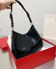 Kvinnor Underarm Bag Prade Designer Shoulder Bag Crossbody Bright Leather Luxury Handbag Messenger Väskor 5A