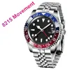 Super Clones Watch Men High Quality Watch 8215 Automatic Movement Watches Ceramic Fashion Classic Style Stainless Steel