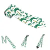 Bow Ties Hawaii Palm Tree Pattern Men Neckties Slim Polyester 8 Cm Classic Neck Tie For Mens Shirt Accessories Gravatas Gift