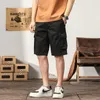 Shorts pour hommes Cargo Hommes Coton Pantalon court Élastique Confortable Style Armée Vêtements d'été de haute qualité