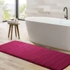 Ковры 40 120 см длиной для памяти коврик для падения румянец розовый поглощение полосатые коврики для ванной комнаты на открытом воздухе для патио