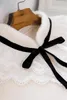 Шарфы женские осенне-зимние кружевные белые бархатные пашмины с бантом женский теплый плащ-шаль R1525