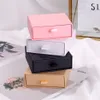 Benutzerdefiniertes Logo-Design, Box, Halskette, Armband, Ohrringe, Schmuck, Verpackung, Display, rosa, 10 Stück, herausziehbar, ganze Lose, Großverpackung T2002796