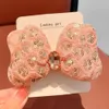 Farfalla Perla Paillettes Bambini Dolce Arco Accessori per capelli Fermagli per capelli Arco Forcina per donne Ragazze Alla moda Bambini Corda per capelli Carino Barrette Accessorio per capelli 2751