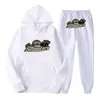 Designer-Hoodie für Herren, Trapstar-Trainingsanzug, bedruckt, Sportbekleidung, Herren, Damen, Anzüge, Kleidung, zweiteilig, Set, lockeres Sweatshirt, Jogginghose, Größe S3 x Designer-Hoodie SML