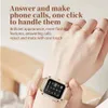 Andra klockor Innofovo i68 Bluetooth Call Smart Watches for Women Smartwatch Fashion Sport Health Ladies Watches Waterproof Armband 230928