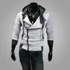 Sweats à capuche pour hommes Nice Casual Man Sweat à capuche Slim Fit Mâle Cardigan à fermeture éclair Vêtements d'extérieur Noir Blanc Sportswear Hommes Veste à capuche 6XL