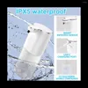 Liquid Soap Dispenser Automatic 13.5Oz/400ML Wall Mount USB Rechargeable Touchless Hand & Dish B