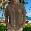 Männer Casual Hemden 2024 Hemd Für Männer 3d Druck Hawaiian Übergroße Kleidung Mode Kurzarm Einfache Mann