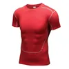 Herren T-Shirts Männer Pro Quick Dry Workout Gymming Long Top T-Shirt Sporting Runs Yogaing Compress Fitness Übung T-Shirts Kleidung Shirt 1023