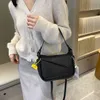 Borsa a tracolla piccola quadrata per celebrità tendenza coreana casual borsa a tracolla portatile monospalla sotto ascella modello 7569