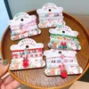 3 stks/set Cartoon Kleurrijke Kralen Kerst Armband Voor Kinderen Kerstman Elanden Sneeuwpop Hanger Ornament Xmas Armband Sieraden Gift