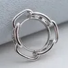 Pins Broches est stijl cooper milieubescherming materialen 3 H sjaal ring clip sieraden Geen haak zijde 230109241A