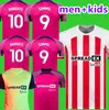 2023 2024 Sunderland Home Soccer Jerseys Stewart Simms Roberts Amad Clarke Dajaku Embleton Evans O'Nien Football Shirt Pritchard Mens Kids Kit Football Kits Shirt 89